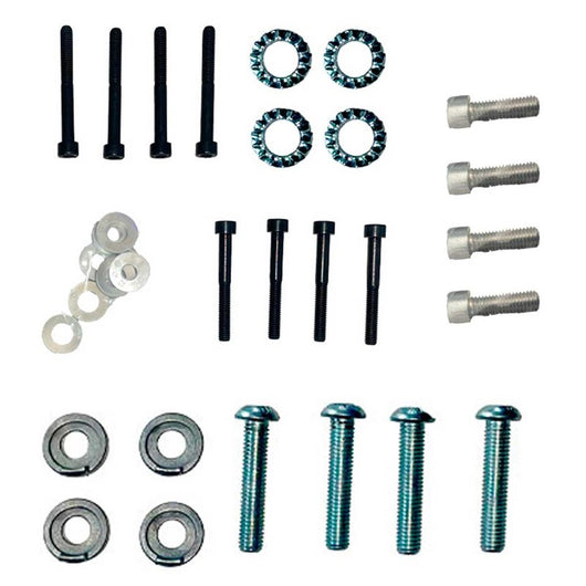 Kit di Fissaggio per Barre Portatutto da Tetto Delta/Omega per Auto Modello 000106300000 FIX207FP Made in Italy