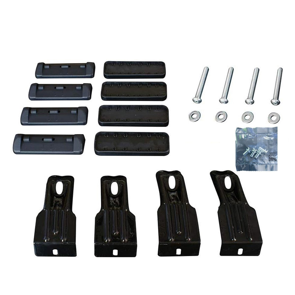 Kit di fissaggio per Barre Portatutto da Tetto Delta/Omega per Auto Modello 000100500000 KIT43 Made in Italy