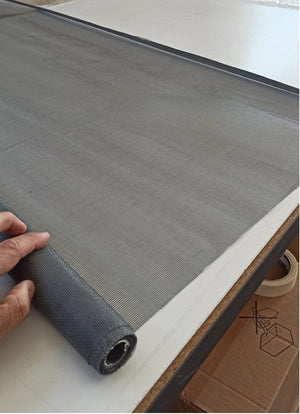 Rete zanzariere Laterale ricambio in Kit 140 x 250 universale con tasca e rullo avvolgitore porte e finestre