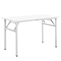 [neu.haus] Tavolo pieghevole design 120 x 60 x 75 cm Altezza regolabile Bianco