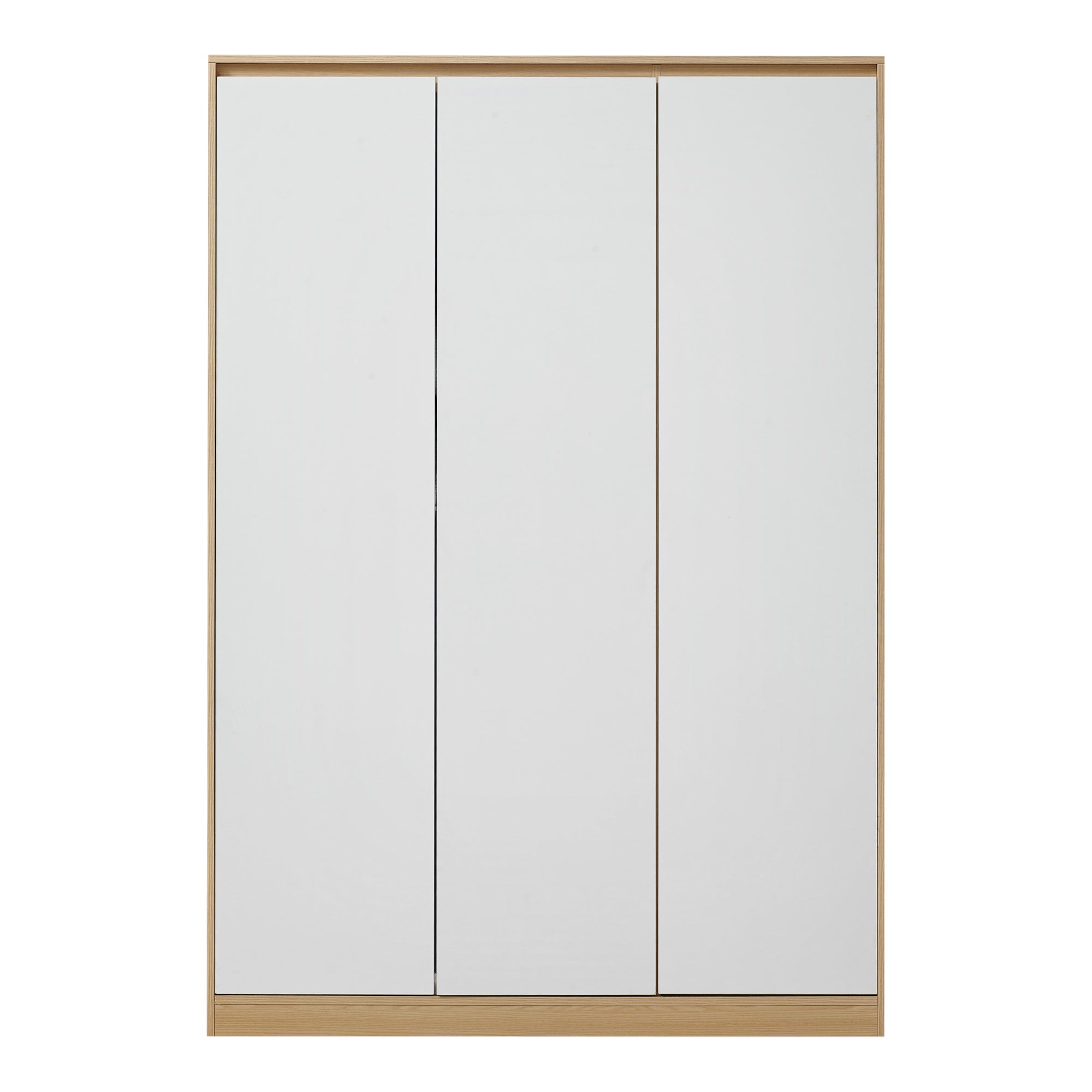 Armadio Guardaroba Bastheim con 4 Scomparti 176 x 120 x 52 cm Effetto Rovere [en.casa]