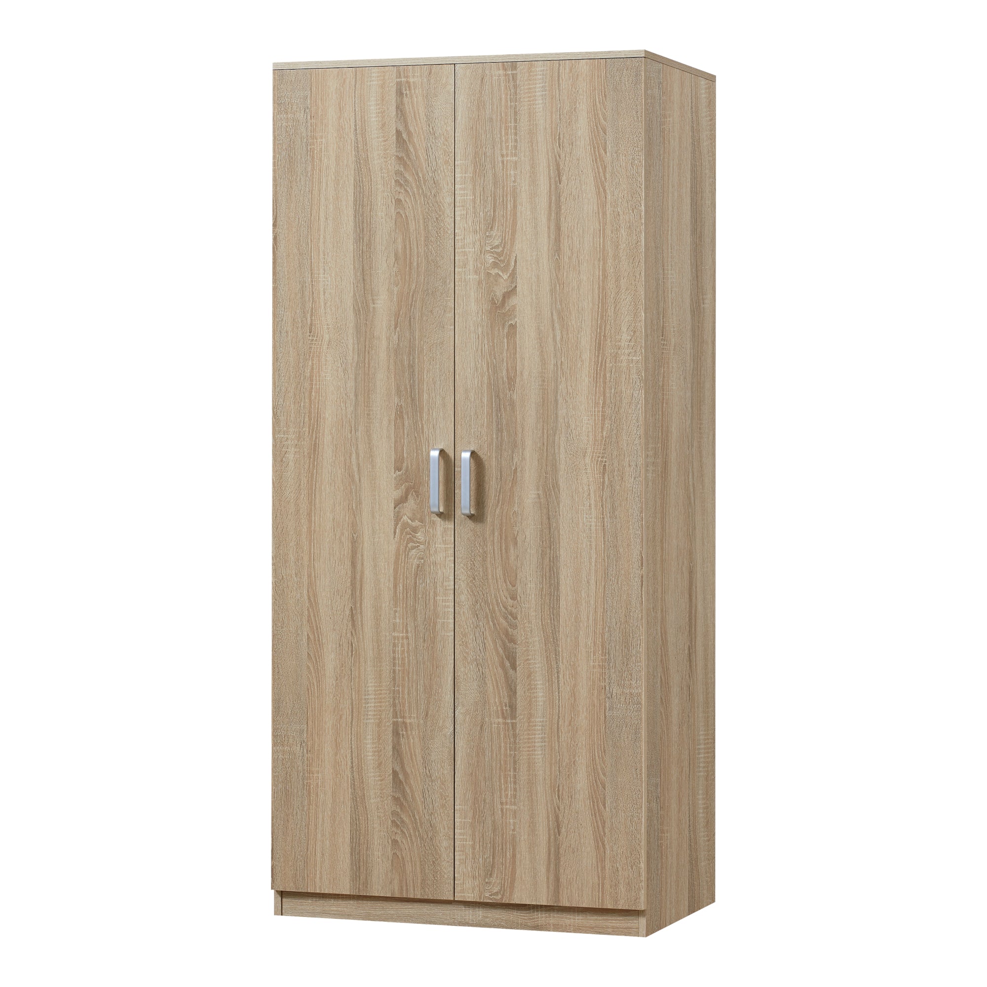 Armadio Guardaroba Bodolz 176 x 80 x 52 cm Effetto Rovere Sonoma [en.casa]