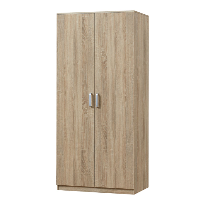 Armadio Guardaroba Bodolz 176 x 80 x 52 cm Effetto Rovere Sonoma [en.casa]