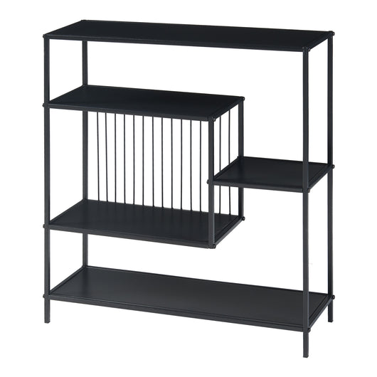 Tavolo a Consolle Beesel 65,5 x 60 x 20 cm Metallo Nero [en.casa]