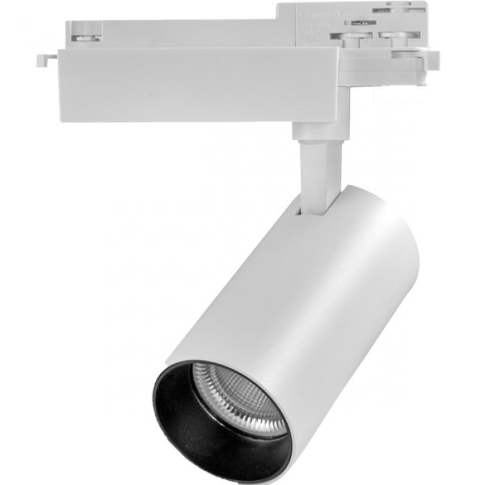 Kosoom Faretti a Binario 30w 36 Gradi Luce Calda Colore Bianco Flusso 3100Lumen T0110B