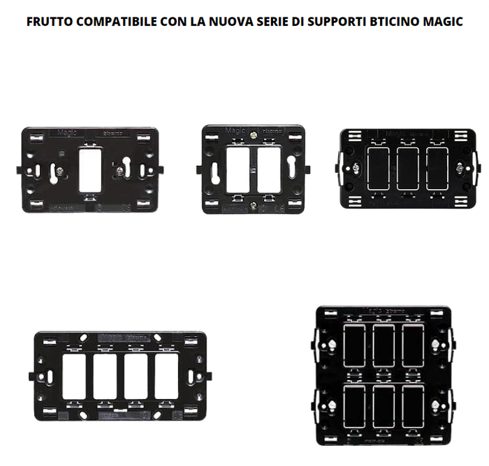 Interruttore luminoso serie civile faeg 10 ampere bianco