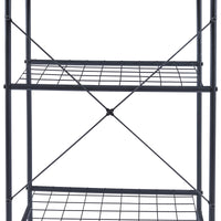 Scaffale da Cucina 'Nibe' Mobile da Stoccaggio Supporto per Microonde Organizzatore da Cucina con Parete a Griglia e