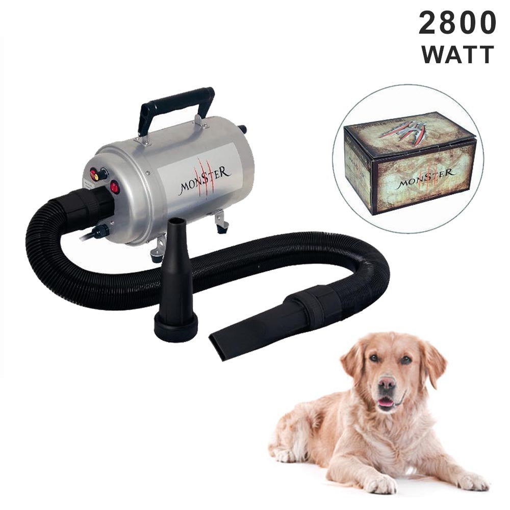 Phon per cani professionale pulsore con resistenza 2800 watt turbo monster