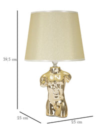 LAMPADA DA COMODINO GLAM MAN CM 25X42,5