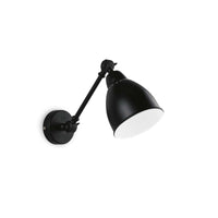 LAMPADA DA PARETE NEWTON AP1 NERO