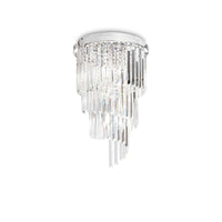 LAMPADA DA SOFFITTO CARLTON PL8 CROMO