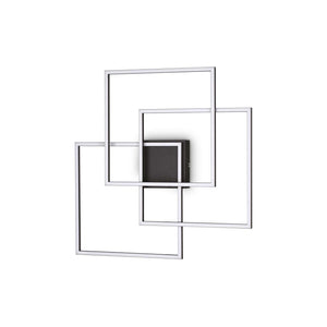 LAMPADA DA SOFFITTO FRAME PL QUADRATO NERO