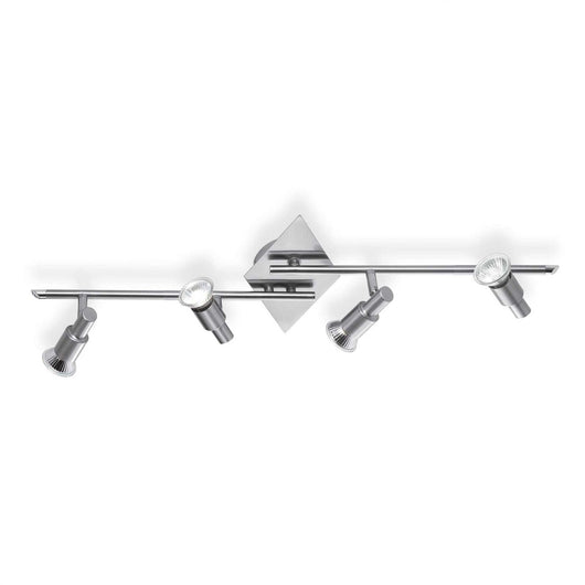 LAMPADA DA SOFFITTO SLEM PL4 NICKEL