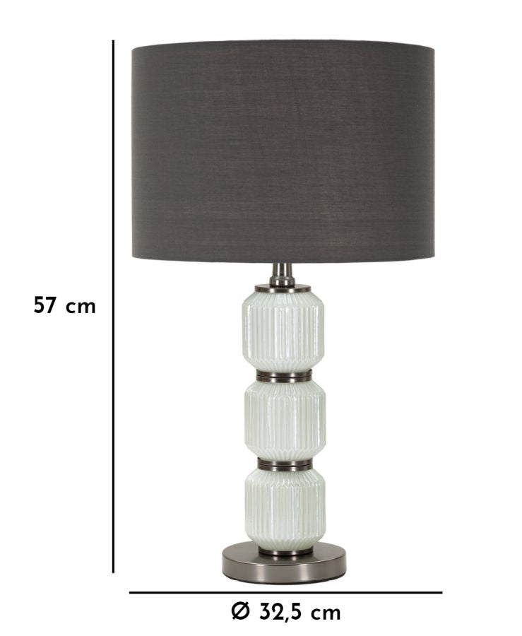 LAMPADA DA TAVOLO BRIGHT THREE CM Ø 32,5X57