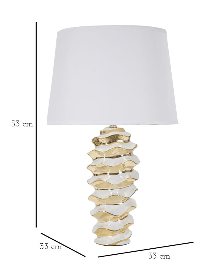 LAMPADA DA TAVOLO GLAM SPACE CM Ø 33X53