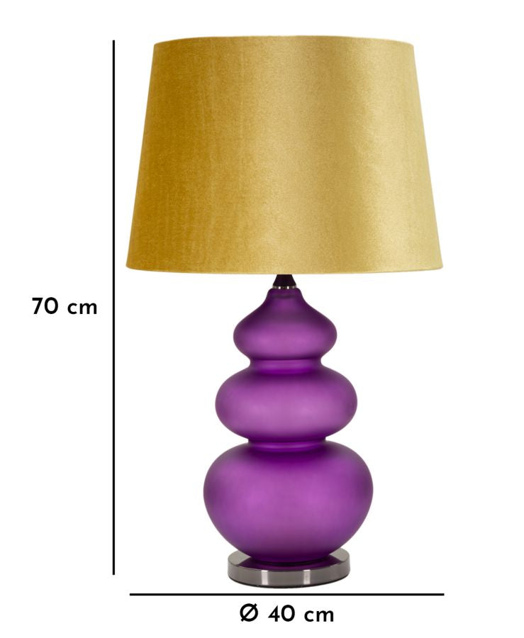 LAMPADA DA TAVOLO MILVA THREE CM Ø 40X70