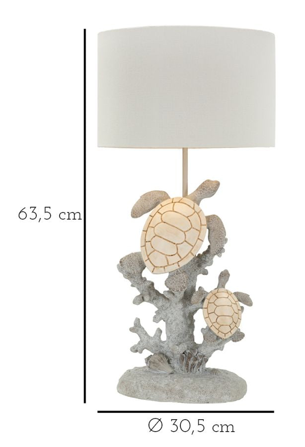 LAMPADA DA TAVOLO TARTARUGHE CM Ø 30,5X63,5