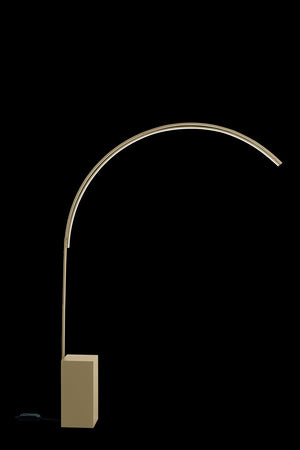 LAMPADA DA TERRA LED AD ARCO BIBLO PT.BIBLO-ORO DORATO