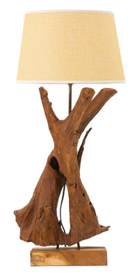 LAMPADA TEAK DA TAVOLO CM Ø 35X80