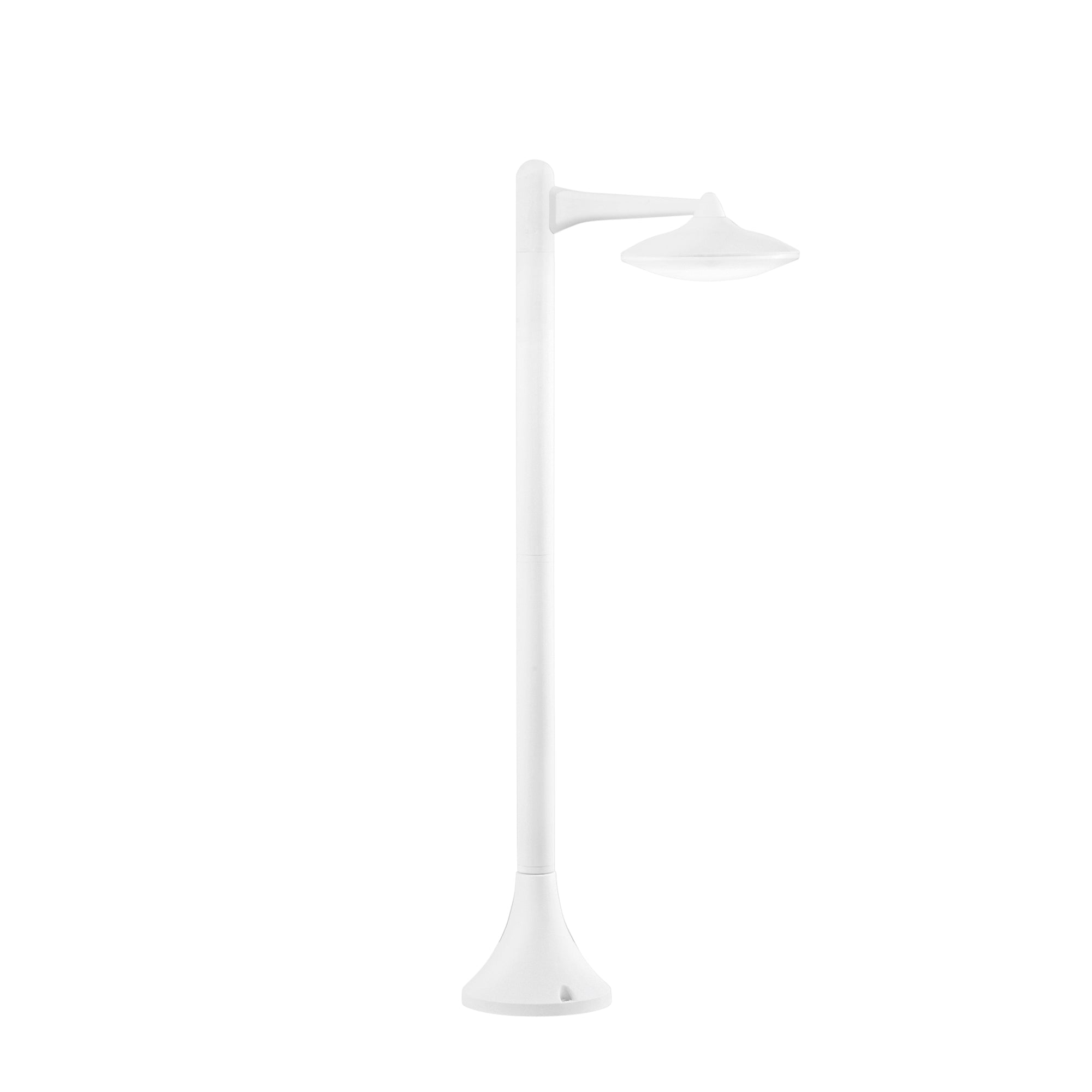 Paletto LED per esterno ALYSON bianco in alluminio 12 W 800 Lumen 4000K (luce naturale)