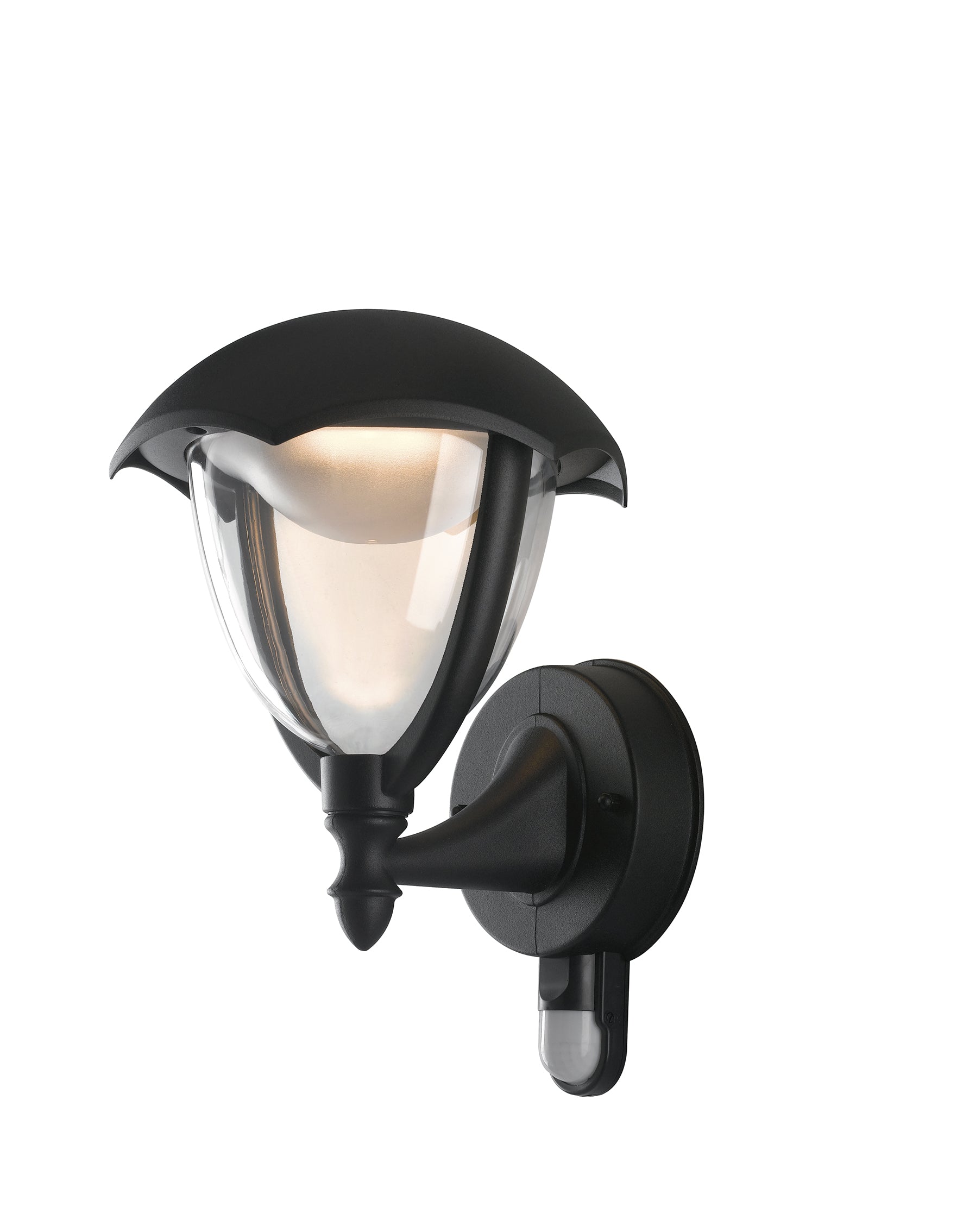 Applique LED per esterno MEGAN nera con sensore di movimento regolabile 12W 4000K (luce naturale) IP44