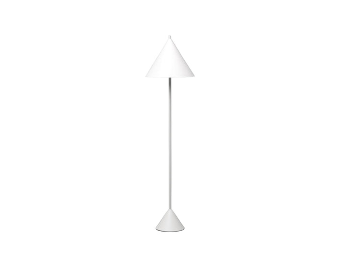 Lampada da Terra Ø40xH156 cm in Metallo Indi Bianco