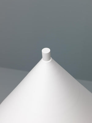 Lampada da Terra Ø40xH156 cm in Metallo Indi Bianco