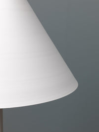 Lampada da Terra Ø40xH156 cm in Metallo Indi Bianco