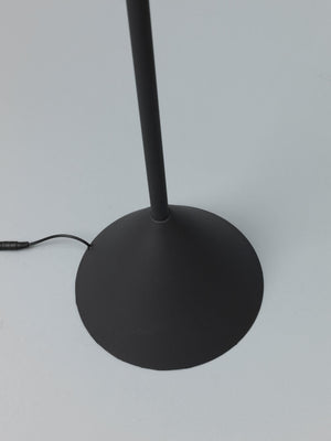 Lampada da Terra Ø40xH156 cm in Metallo Indi Nero