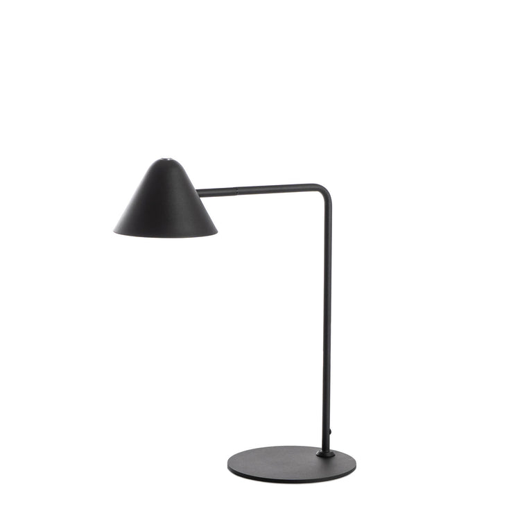 Lampada da Tavolo a LED 20x37,5xH48,5 cm in Metallo e Marmo Antares Nero