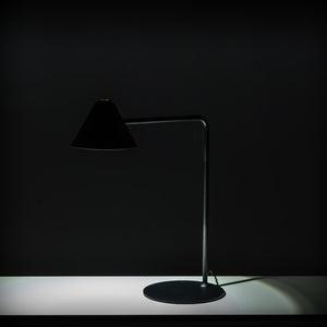 Lampada da Tavolo a LED 20x37,5xH48,5 cm in Metallo e Marmo Antares Nero