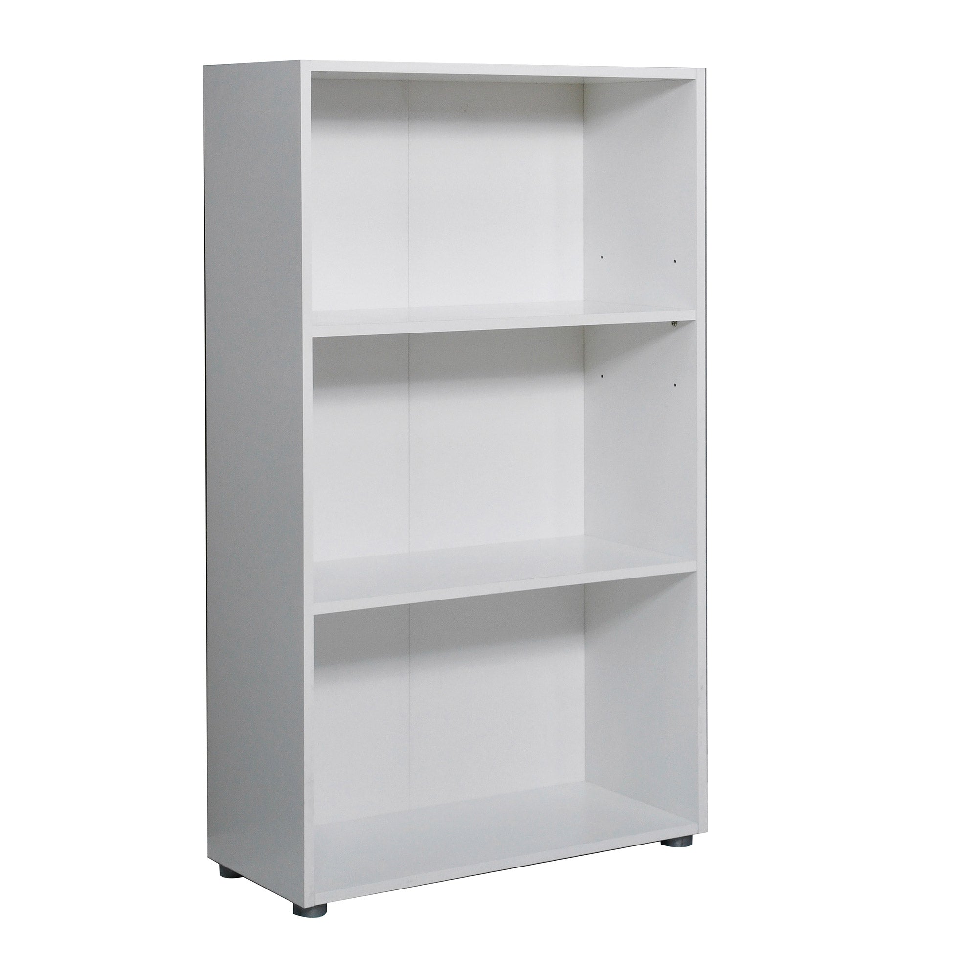 Libreria 3 Ripiani 70x29,8x119 cm in Truciolare Nobilitato Bianca