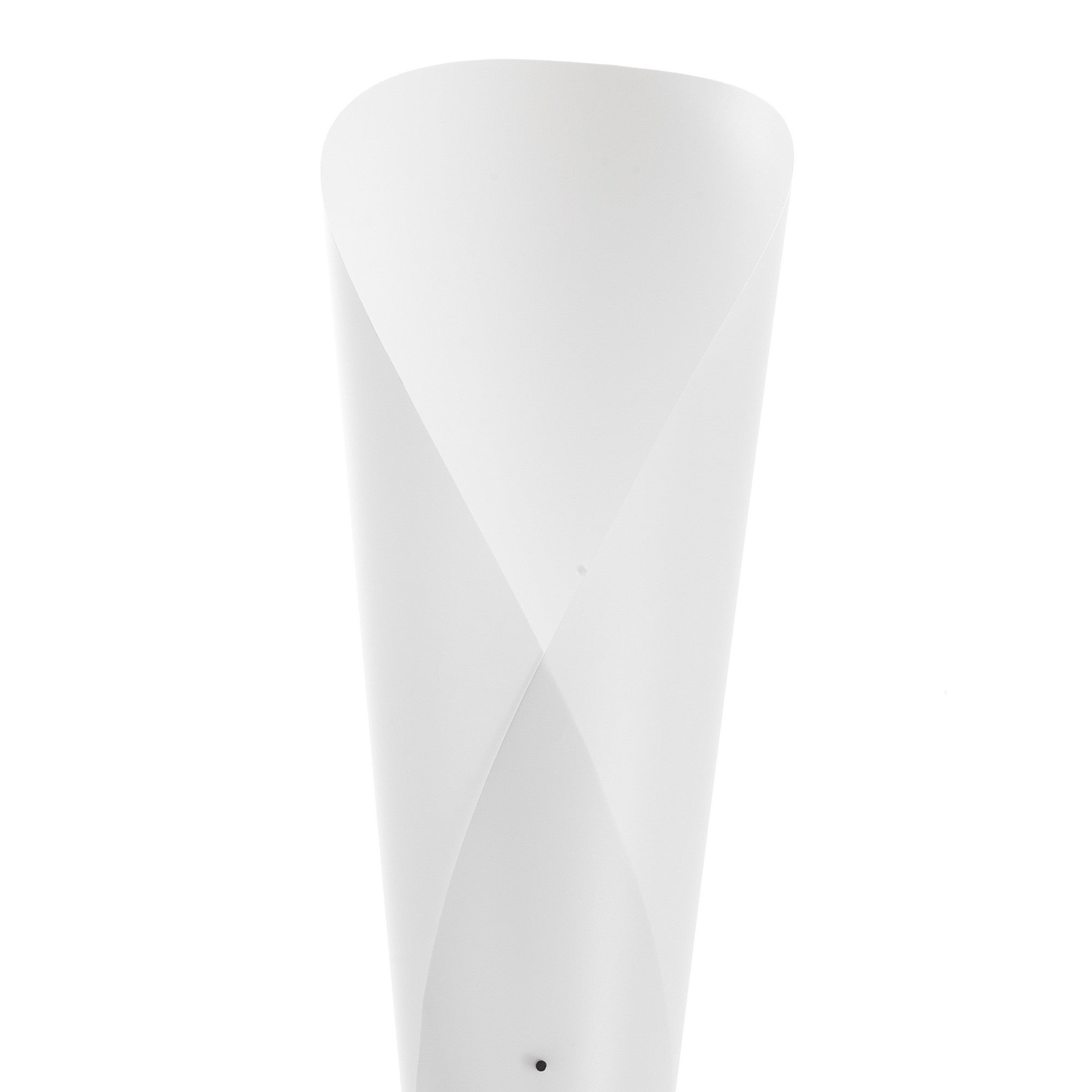 Lampada da terra in polipropilene bianco opaco cm Ø31,5 x H160