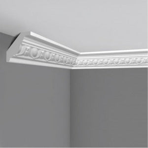 €0,99ml *** STOCK *** Pacco da 90ml di cornice decorativa in polistirene compatto XPS 55X55x2000 LD12G