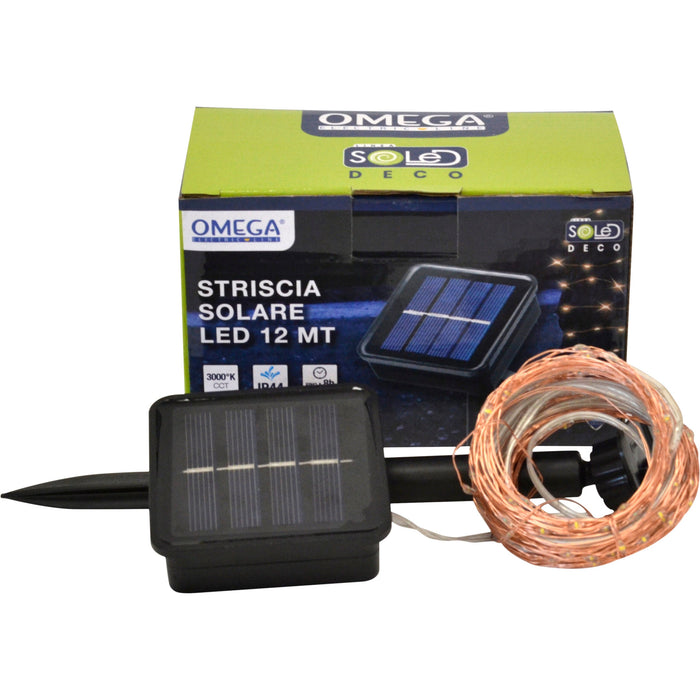 Striscia LED ad energia solare 12mt 6W