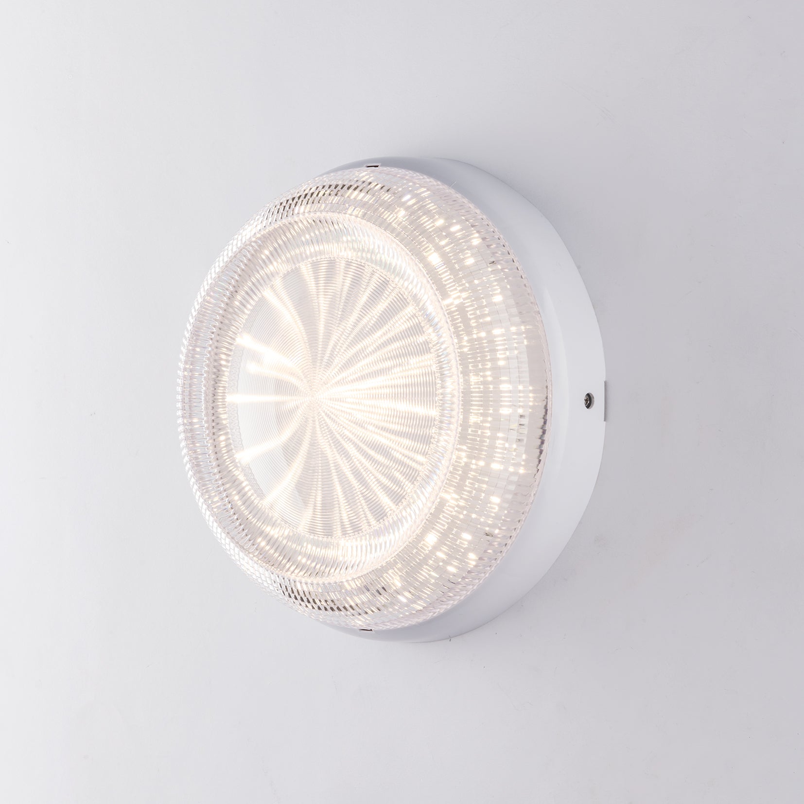 Plafoniera LED da esterno CAPRI bianca 20W luce naturale 20,7 cm.