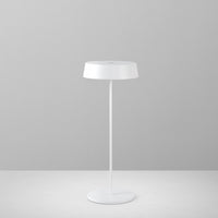 Lampada LED ricaricabile da esterno COCKTAIL in metallo bianco con touch dimmer