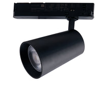 Faro LED per binario KONE nero in alluminio 30W 3000K (luce calda)