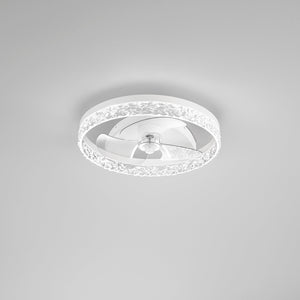 Plafoniera LED NASHI 30W con ventilatore estate/inverno 6 velocità  con smart Wi-Fi e telecomando