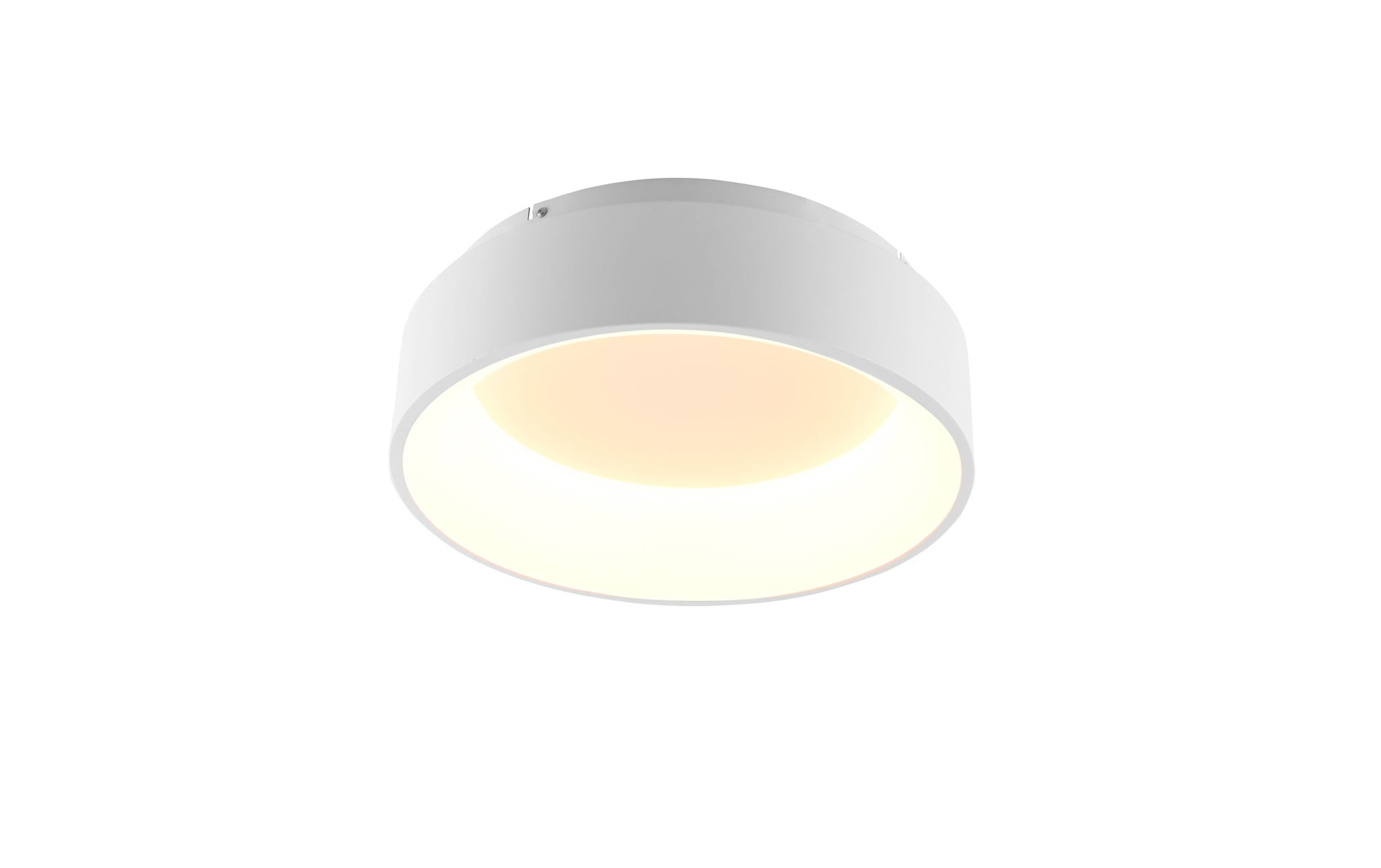 Plafoniera LED NOAH in alluminio bianco 40W con funzione CCT 45 cm.