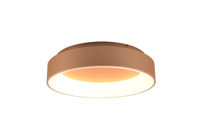 Plafoniera LED NOAH in alluminio oro 60W con funzione CCT 60 cm.