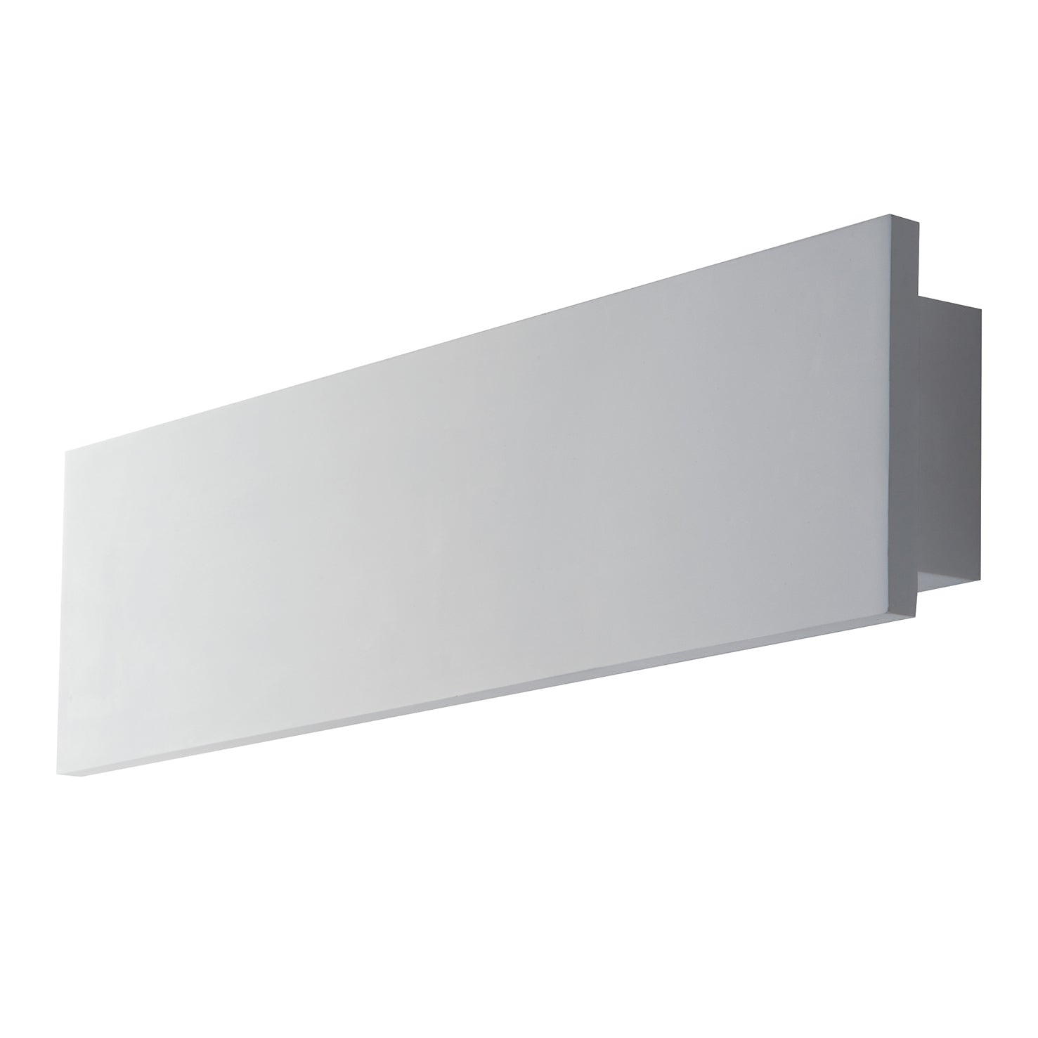 Applique LED ORTISEI in gesso bianco verniciabile 11,8W 4000K 40 cm.