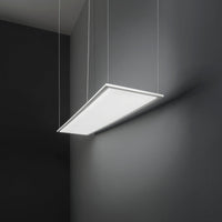 Pannello LED in alluminio 40W a doppia emissione 30x120 cm.