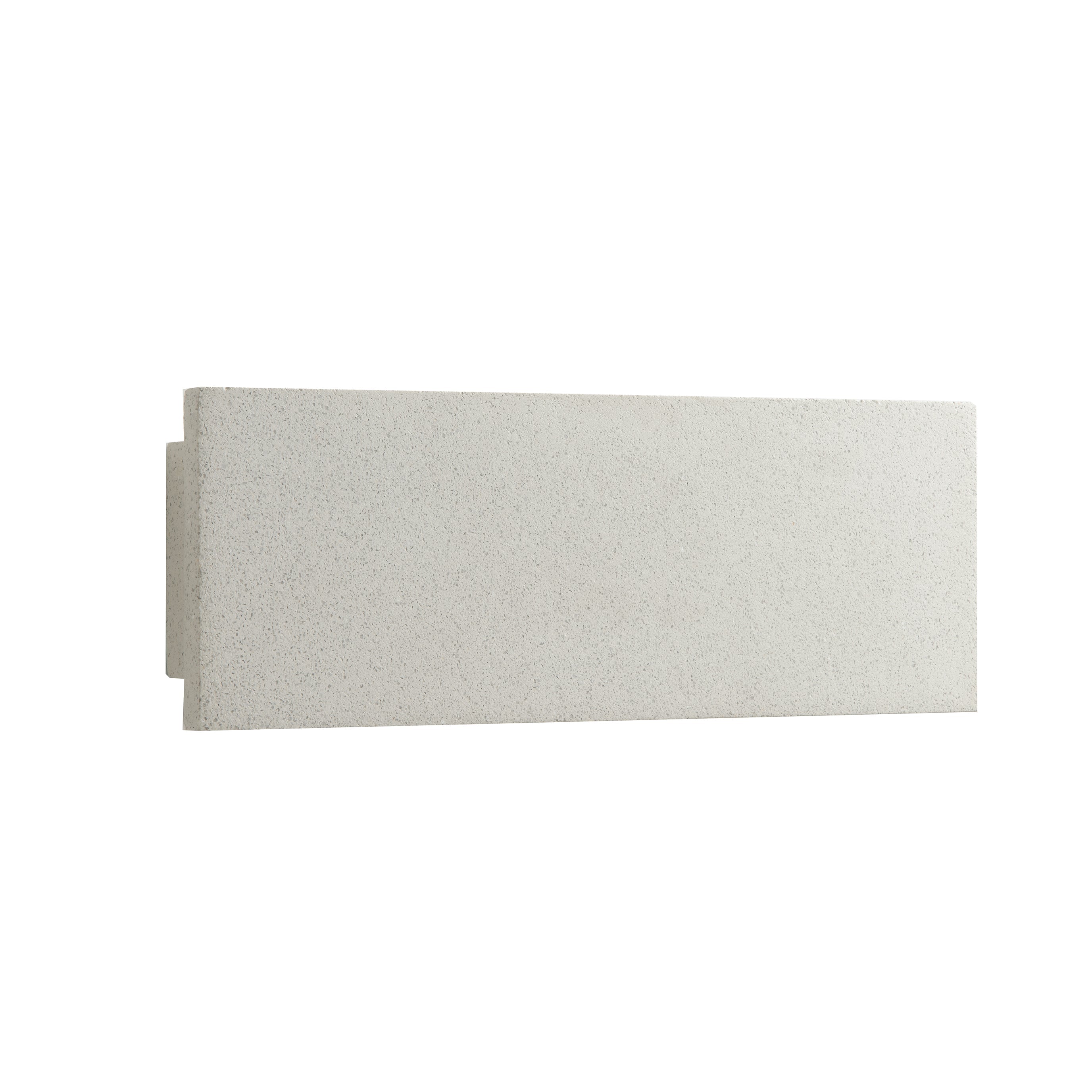 Applique LED da esterno PARKER in cemento bianco 8,6W luce naturale 30 cm.