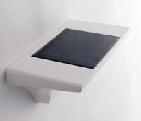 Applique solare LED SKYP in alluminio bianco con sensore di movimento