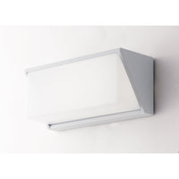 Applique da esterno LED LUXON angolare in alluminio bianco 12W 4000K