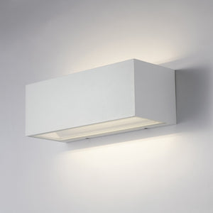 Applique da esterno LED TWIN bianca con luce biemissione 40W 4000K 30 cm.