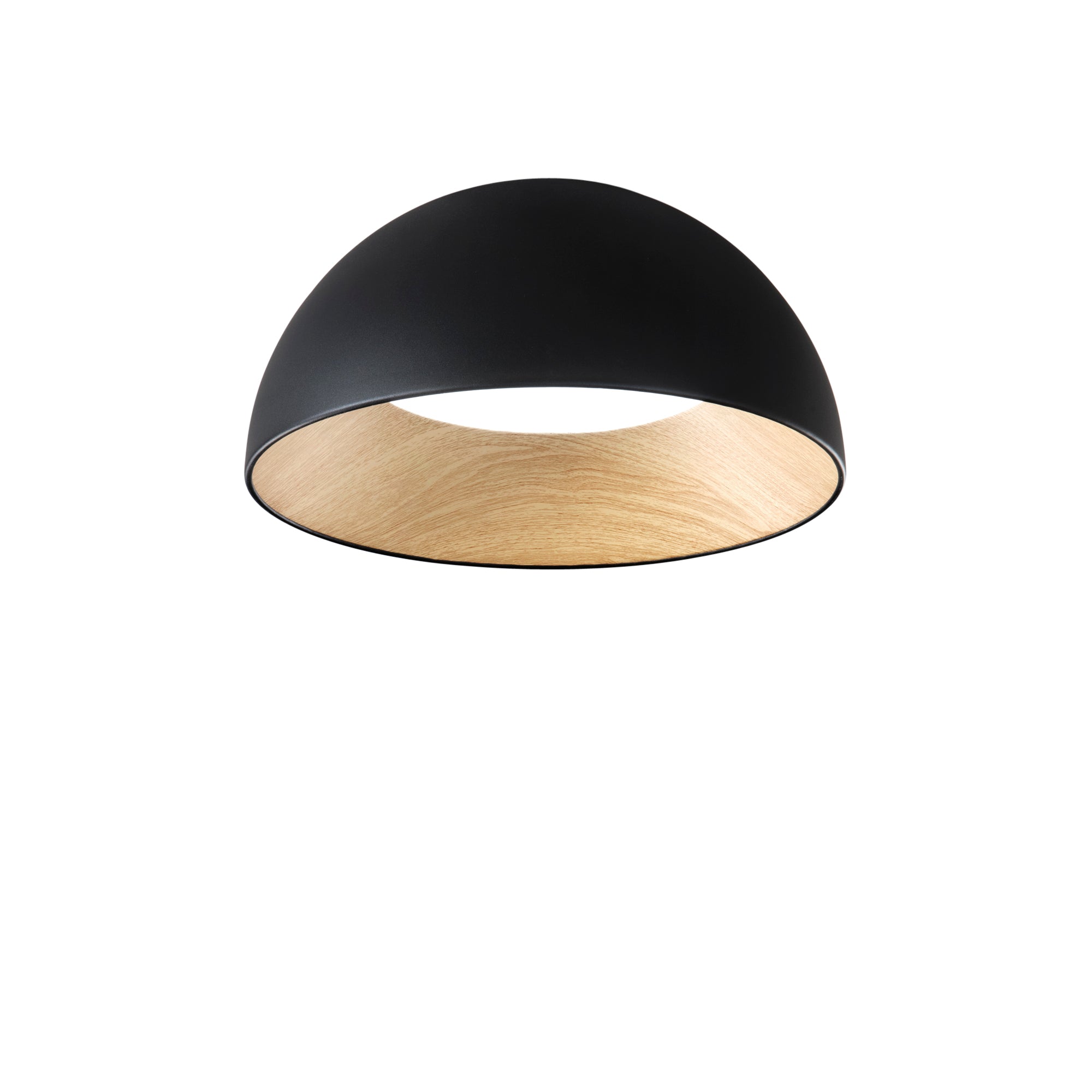 Plafoniera LED Coco nero in metallo 40W CCT 50cm