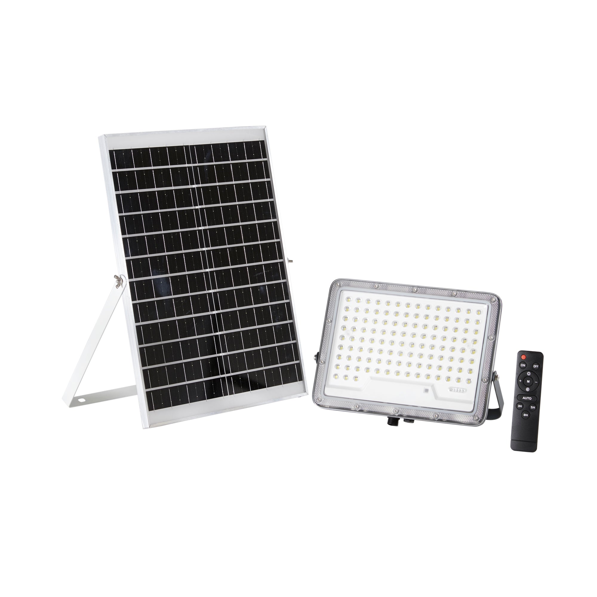 Faro LED GLASER 400W con pannello solare 3500LM 4000K