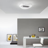 Plafoniera LED HERON con Ventilatore bianco 48W 4800 50cm